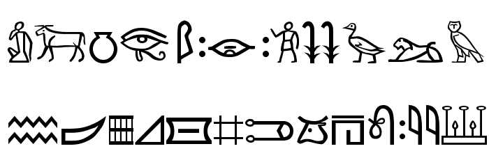 Роль значков-определителей в Египетской культуре