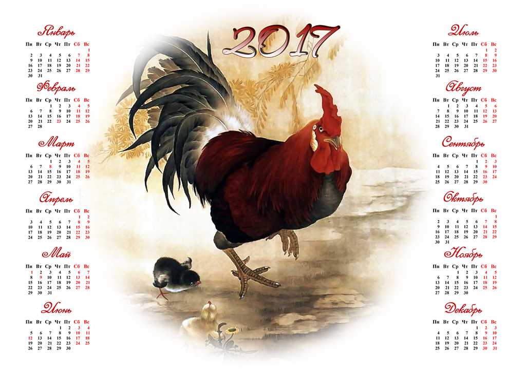 Какие годы считаются годами петуха в китайском календаре