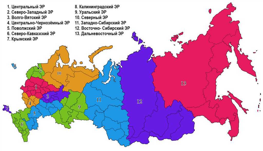 Административно-территориальные единицы России